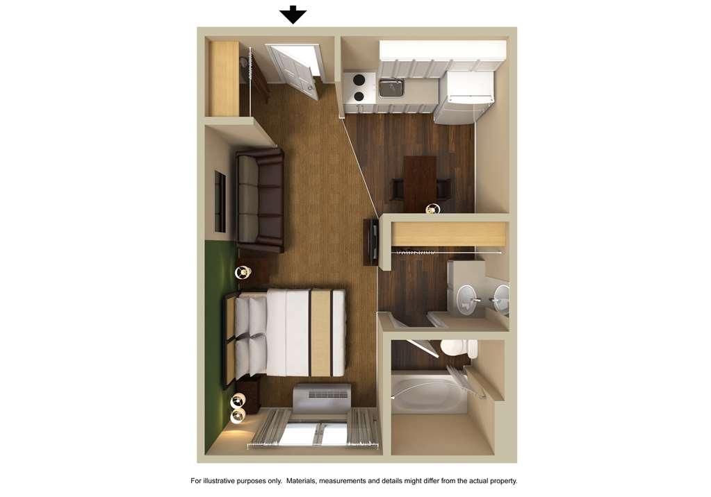 Extended Stay America Suites - Austin - Northwest Arboretum - The Domain Pokoj fotografie